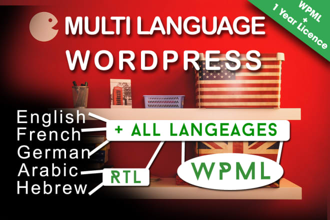 I will be total solution for multi language wordpress website