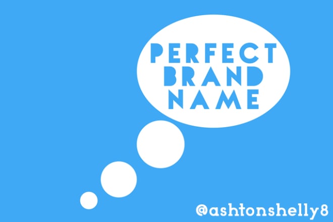 I will brainstorm business brand name and domain with logo design