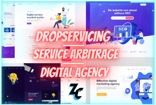 I will build and design dropservicing agency on wordpress