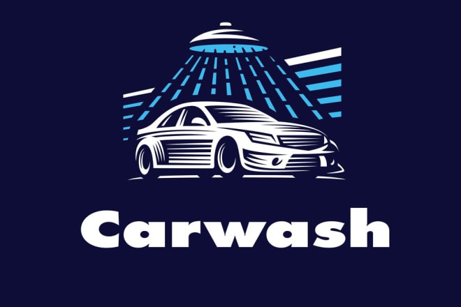 I will car wash logo design auto detailing