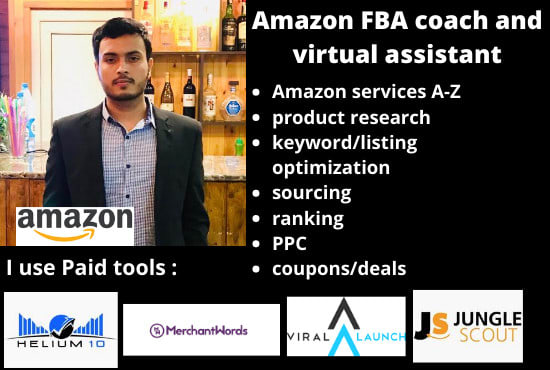 I will coach and search product amazon and manage your fba store