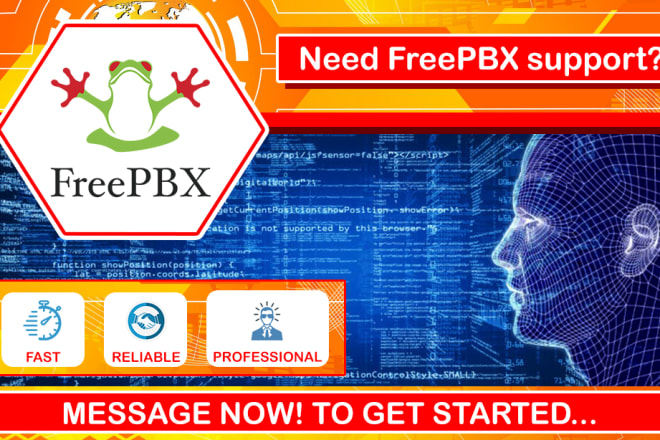 I will configure or fix freepbx