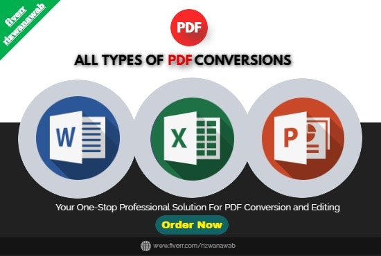 I will convert PDF to word, excel editable files