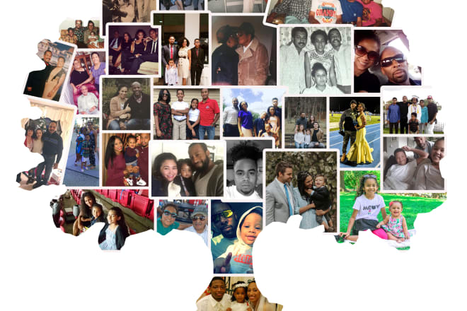 I will create a personalized word family tree art poster
