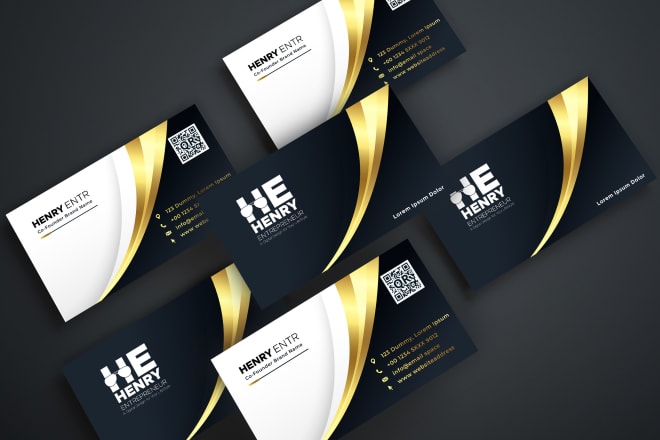 I will create a professional bussiness card for you