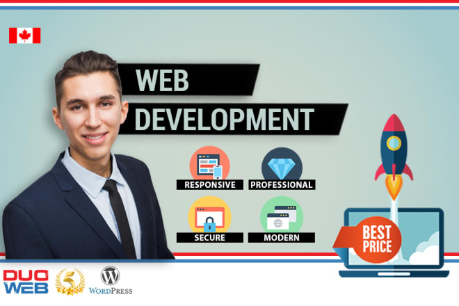 I will create a responsive wordpress website