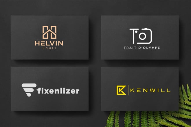 I will create an elegant luxury and minimal logo design