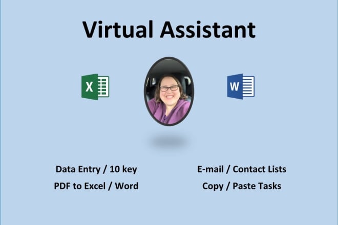 I will create excel spreadsheets, copy paste, pdf to excel word