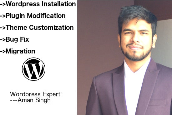 I will create, fix, customize wordpress website