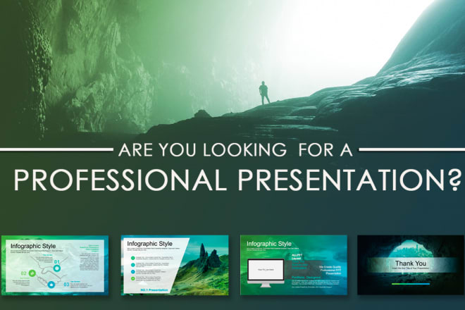 I will create professional powerpoint presentation disign