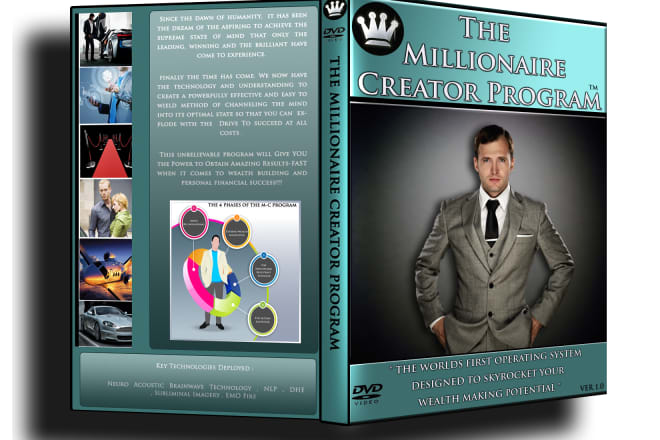 I will design a beautiful dvd case cover