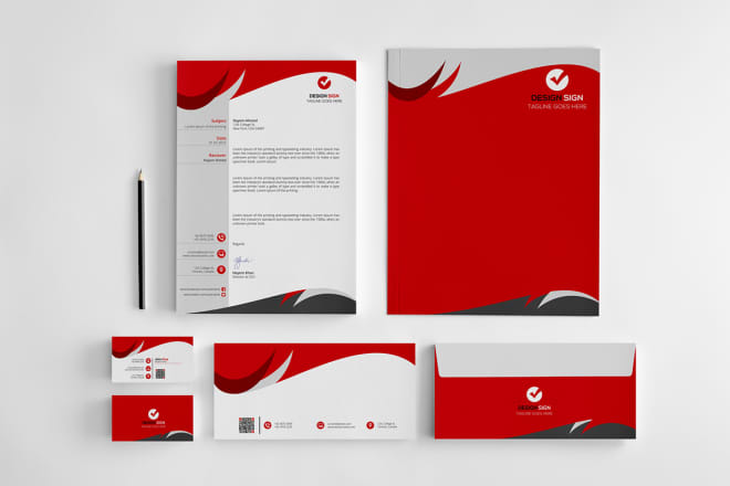 I will design a corporate identity package for branding