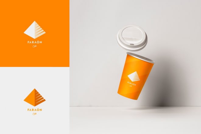 I will design a minimal company logo and business branding identity