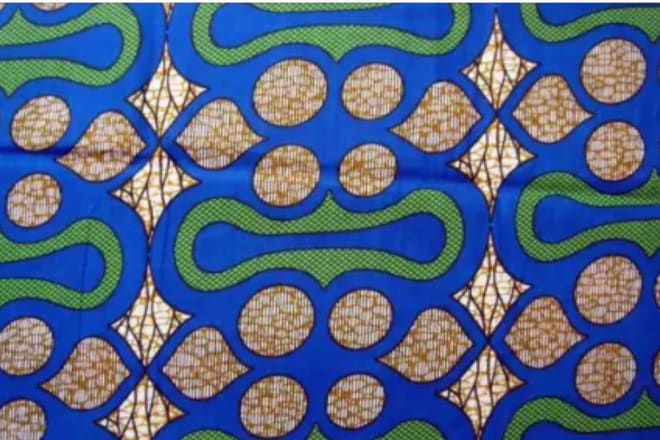 I will design african wax print textile patterns, ankara, kente fabric, dashiki fashion