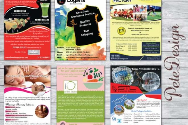 I will design amazing flyer, eddm postcard, leaflet or handout