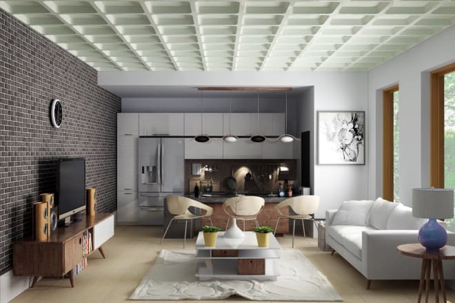 I will design and render 3d interior for your house