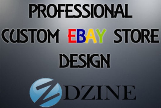 I will design custom ebay store and responsive listing template