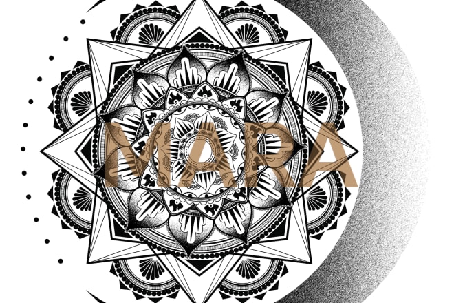 I will design custom mandalas for coloring books tattoos and more