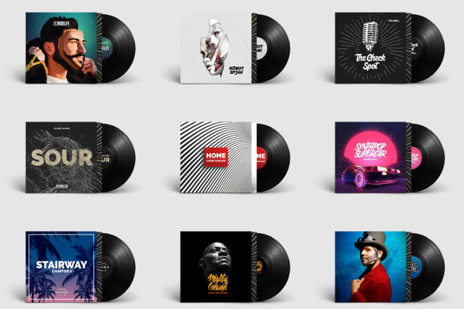 I will design custom professional album cover