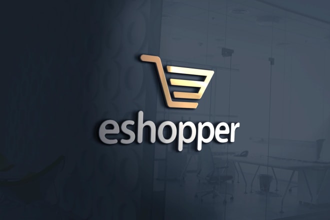 I will design ecommerce shopify logo for your online store