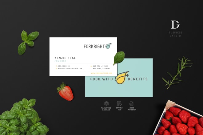 I will design elegant business card for your presentation