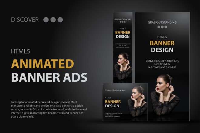 I will design HTML5 animated banner ads