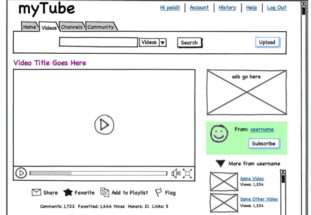 I will design interactive wireframes in balsamiq for web and mobile