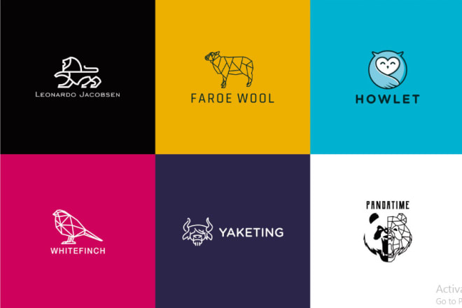 I will design luxury geometric animal logo