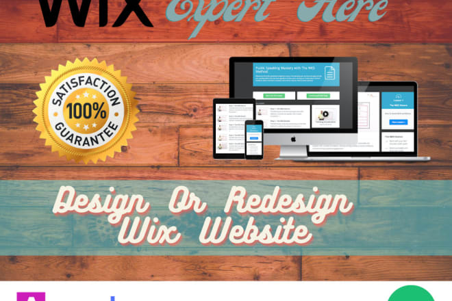 I will design or redesign your website in wix