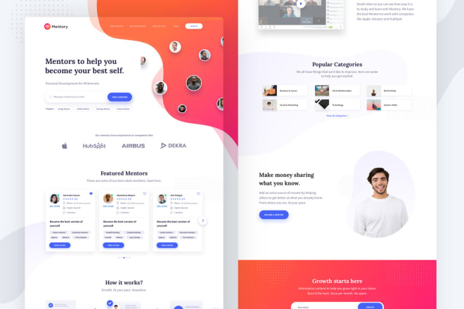 I will design photoshop psd web template or psd website design ui ux design mobil