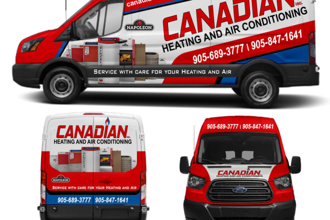 I will design professional van, truck, trailer and car wrap