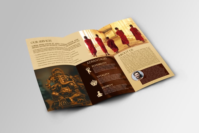 I will design ready to print brochure design