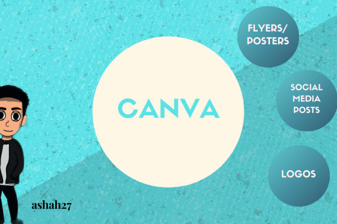 I will design social media posts, logo and templates on canva