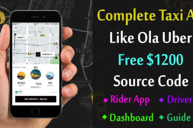 I will develop and design a full function taxi app like uber app