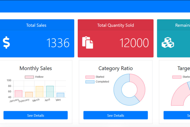 I will develop inventory management system on web