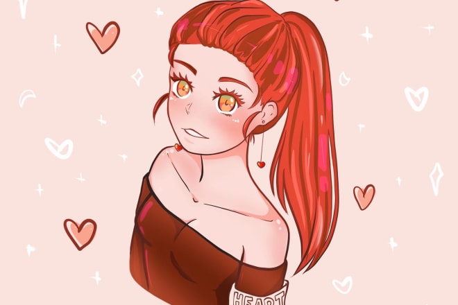 I will do a digital illustration of your character