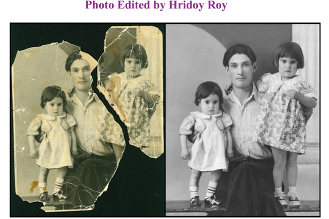 I will do any photo restoration within 4 hours