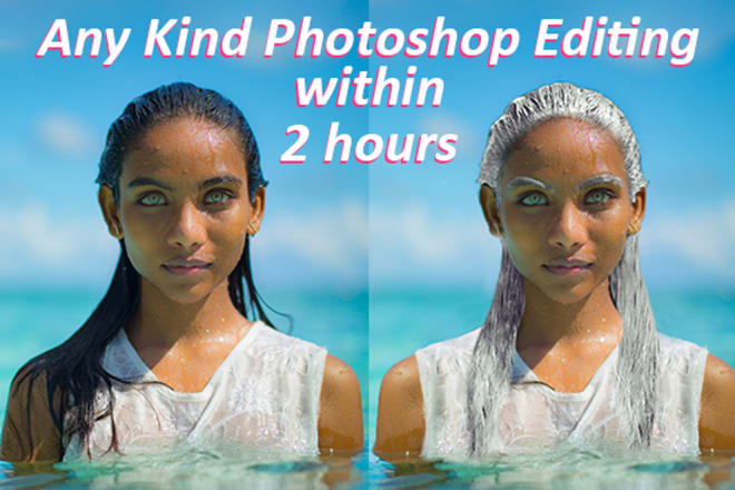 I will do any professional photoshop edit