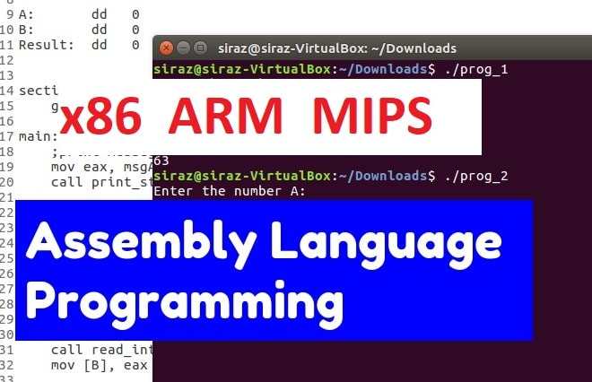 I will do assembly language programming x86, arm, mips