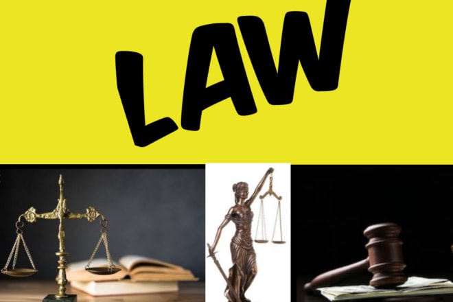 I will do law essays, articles perfectly