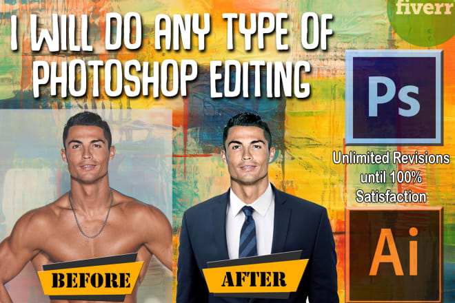 I will do photoshop editing and image manipulation professionally