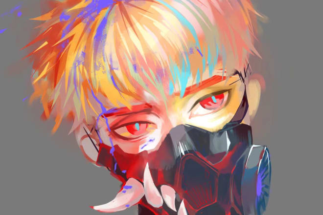I will draw anime and realistic painting for you