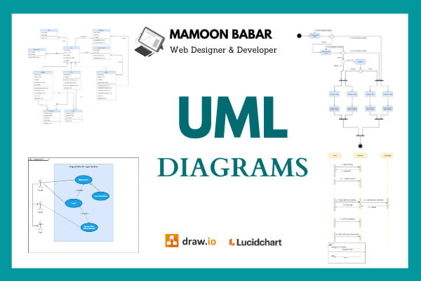 I will draw best uml diagrams for you in software you want