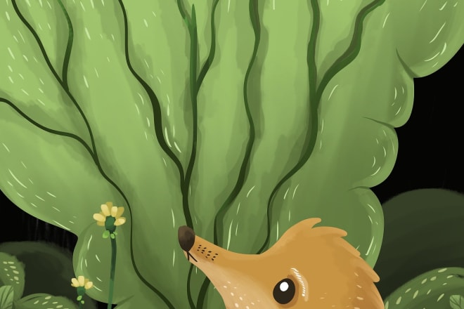 I will draw perfect and super cute childrens book illustration