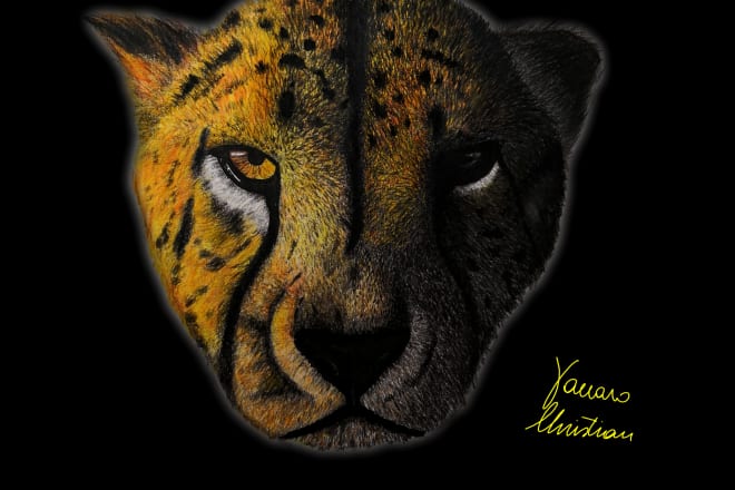 I will draw realistic animal portrait