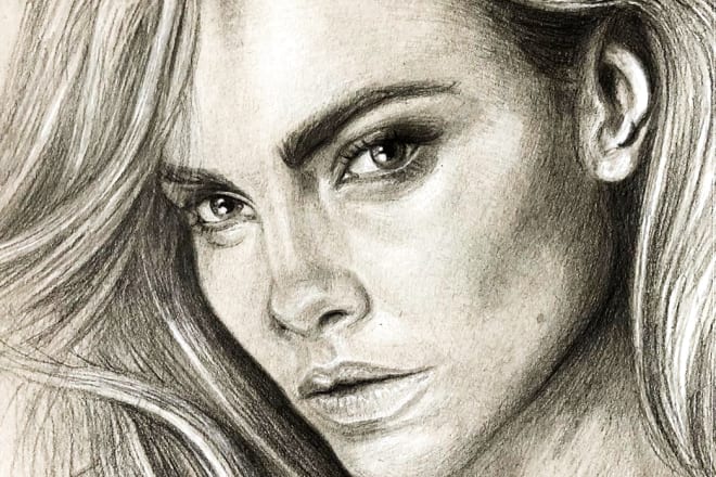 I will draw realistic pencil sketch or pet portrait, plus shipment