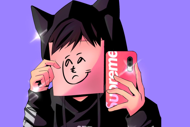 I will draw you anime illustrations