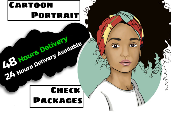 I will draw your cartoon portrait