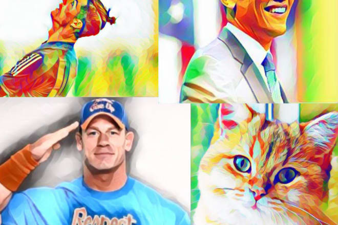 I will draw your photo into awesome pop art portraits