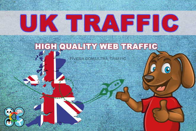 I will drive targeted real UK traffics to your website